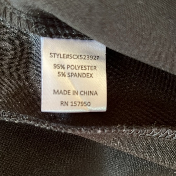 A’jumma Black, white & Black Plaid high low Single button Blazer w/lapel Size 1X - Picture 10 of 11